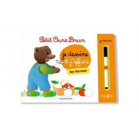 Je dessine et j'efface les formes - Avec un feutre effaçable