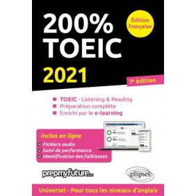 200% TOEIC - Listening & reading, Préparation complète, Enrichi par le e-learning