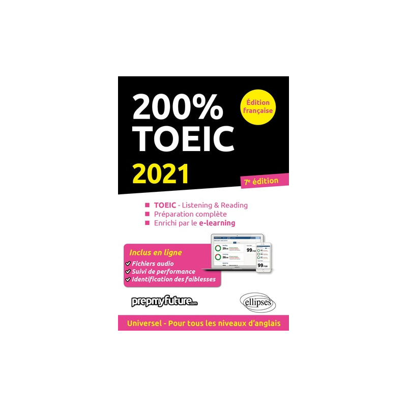 200% TOEIC - Listening & reading, Préparation complète, Enrichi par le e-learning