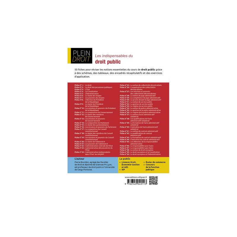 Les indispensables du droit public