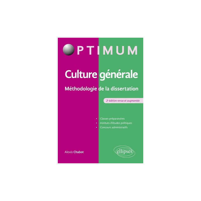 Culture générale - Méthodologie de la dissertation