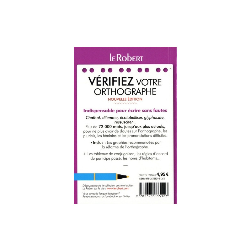 Vérifiez votre orthographe