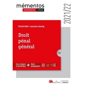 Droit pénal général 2021-2022