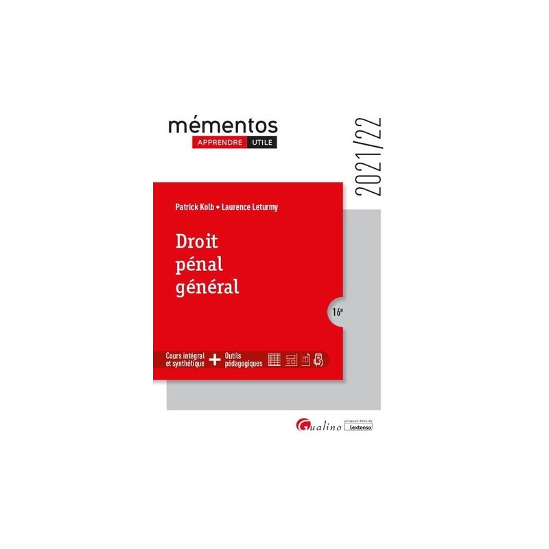 Droit pénal général 2021-2022