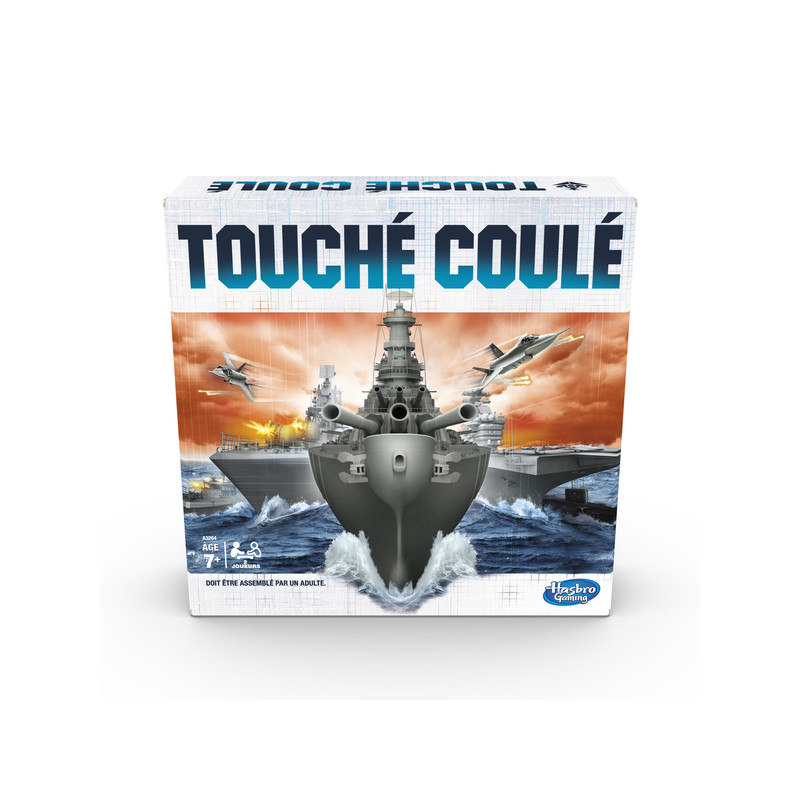 Touché-Coulé - Jeu de société de bataille navale Dès : 7 ans