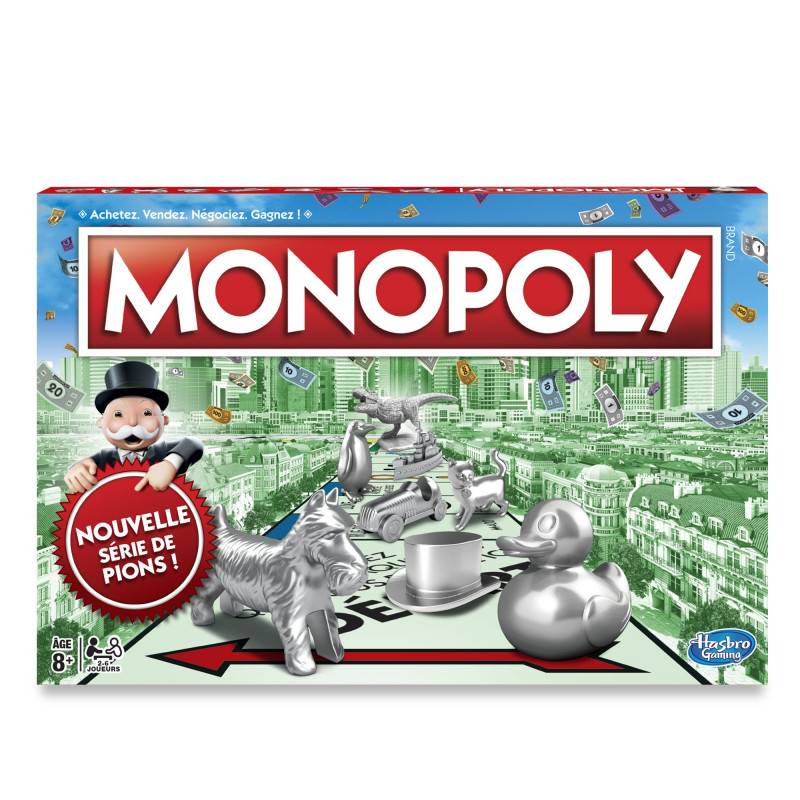 Monopoly Classique, Jeu de societe, Jeu de plateau, Version francaise