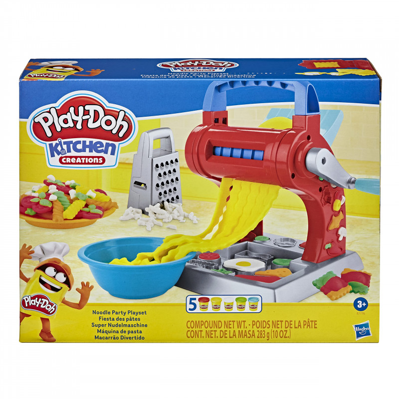 Play-Doh – Pate A Modeler - La Fiesta des Pates - Avec 5 pots de pâte à modeler