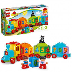 Duplo Le Train des Chiffres, Jeu De Construction Éducatif avec Briques Géantes, Jouet Bébé 1 an