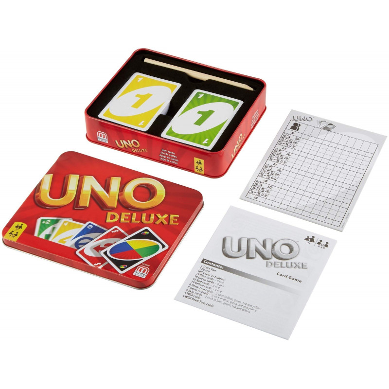 Uno Deluxe jeu de société et de cartes