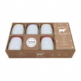 Coffret Yaourts maison - Avec 5 jolis pots à yaourt