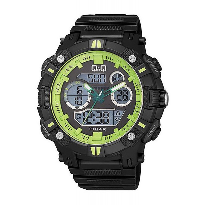 Montre Homme Q&Q - Etanchéité : 100 M - Rétroéclairage LED - GW88J007Y