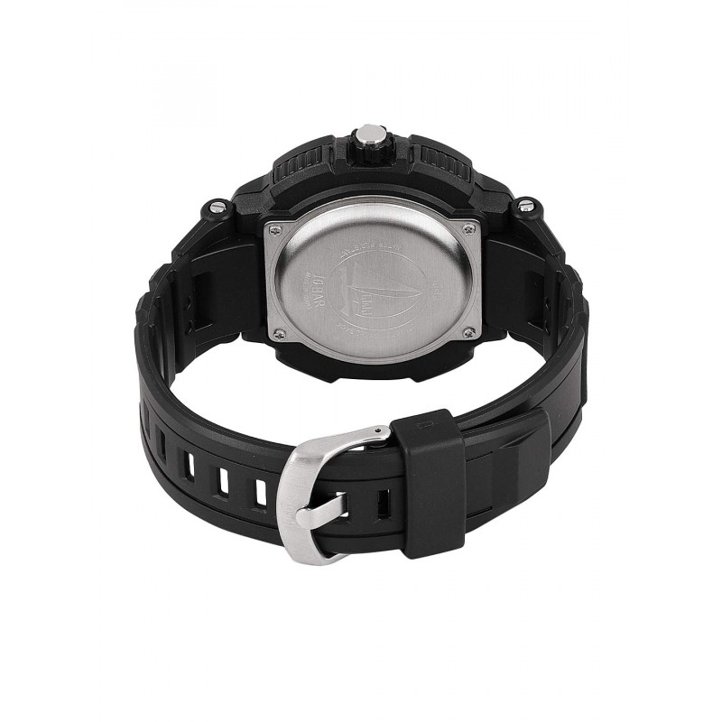 Montre Q&Q Homme - Bracelet Noir En Résine - Etanche - GW85J004Y