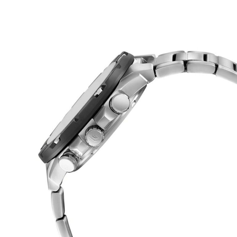 Montre CASIO Homme - Bracelet Gris En Acier Inoxydable - Résistante à l'eau - 12 Mois De Garantie - EFR-569DB-1AVUDF