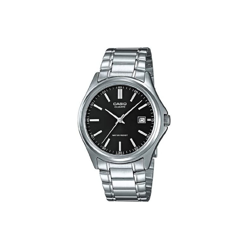 Montre CASIO Homme - Bracelet Gris En Acier Inoxydable - Résistante à l'eau - 12 Mois De Garantie - MTP-1183A-1ADF