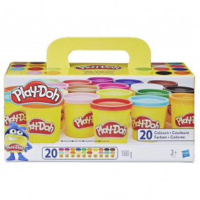 Play-Doh 20 pots de Pate A Modeler dès 3 ans