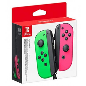 Nintendo Switch Paire de manettes Joy-Con gauche vert néon & droite rose néon