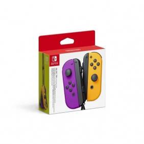 Switch Joy Cons Violet + Orange