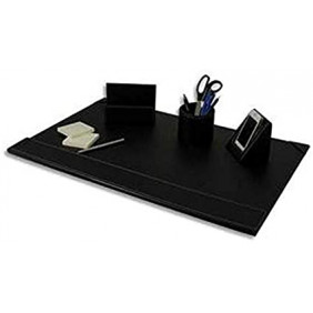 Parure de bureau 4 pièces noir GNRO20
