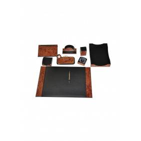 Ensemble de bureau en bois Karizma Rose Noir 9 Accessoires