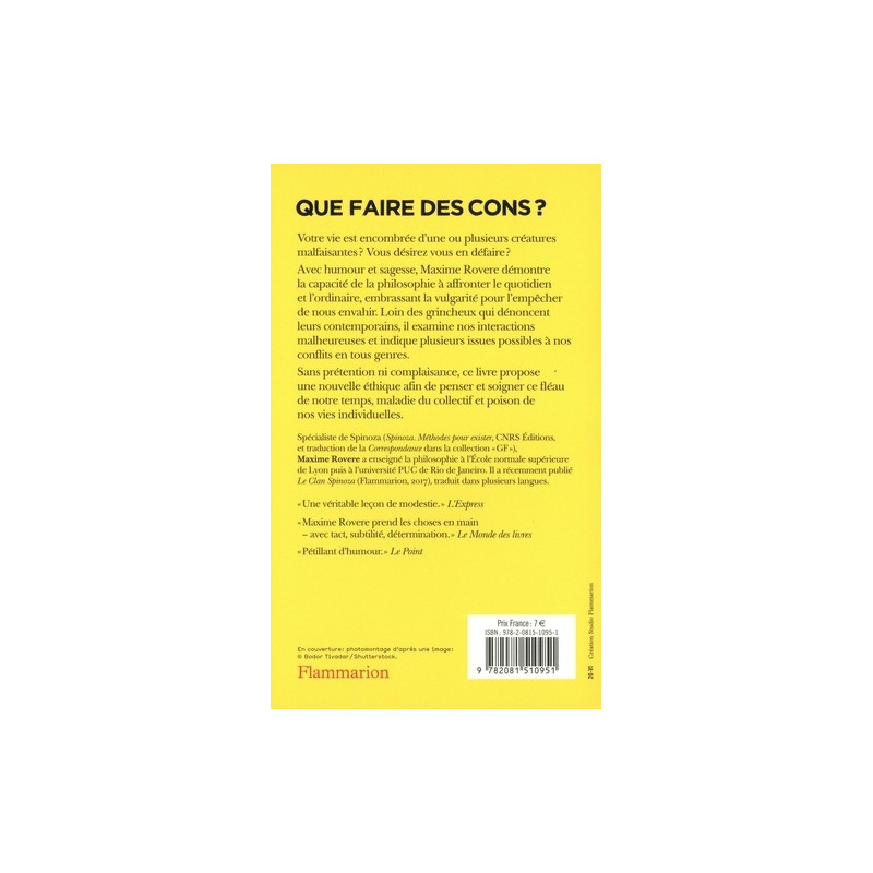 Que faire des cons ? - Pour ne pas en rester un soi-même