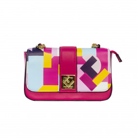 Ted Lapidus - Sac porté épaule - multicolore - Rose