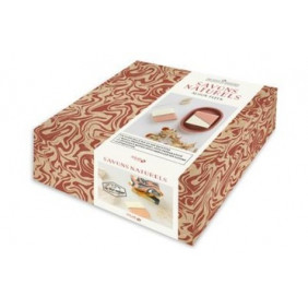 Coffret Savons naturels - Avec 1 moule professionnel, 10 feuilles à motifs, 10 étiquettes