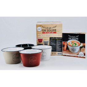 Coffret Ce soir on soupe - Mes bienfaits santé - Avec 4 bols