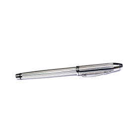 Stylo roller Townsend plaqué platine