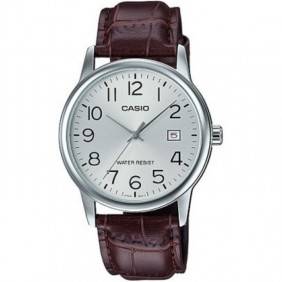 Montre Homme CASIO Collection - Bracelet En Cuir - MTP-V002L-7B2UDF