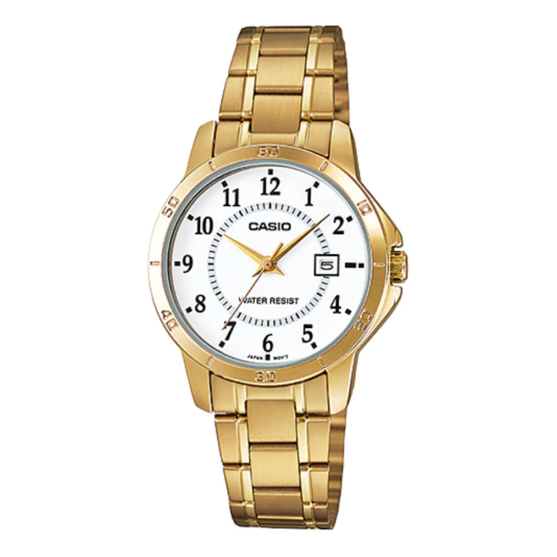 Montre Femme CASIO Collection - Bracelet Acier inoxydable - LTP-V004G-7BUDF