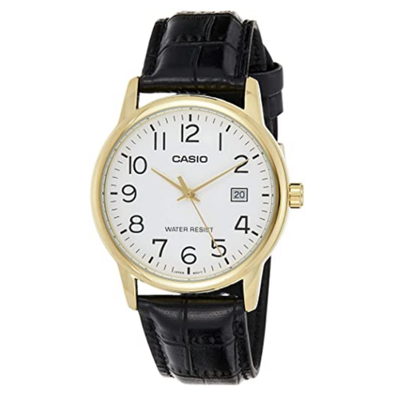 Montre Homme CASIO Collection - Bracelet En Cuir - MTP-V002GL-7B2UDF