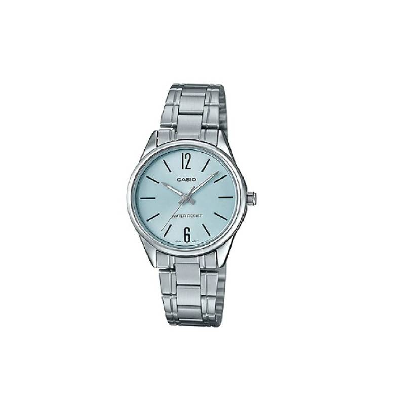 CASIO Montre Femme LTP-V005D-2BUDF - Bracelet en Acier inoxydable - Argent