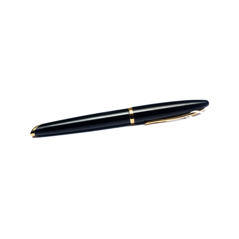 Parure Waterman Carène Stylo à Bille Et Roller Laque Noire - Occasion, Couleur Bordeaux, Avec Recharge, Marque Prestigieuse