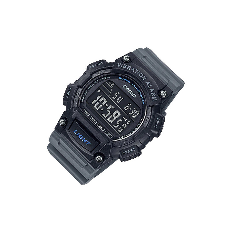 Casio Montre Homme W-736H-8BVDF - Bracelet en Résine - Noir