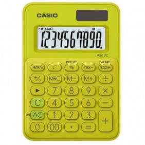 MINI CALCULATRICE DE BUREAU CASIO - MS-7UC-YG