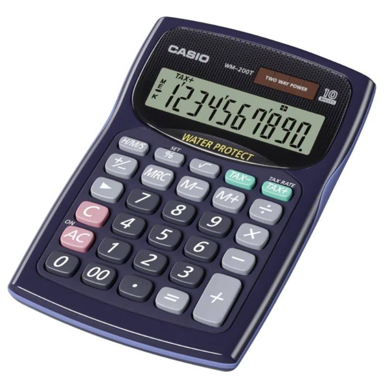 CALCULATRICE DE BUREAU CASIO - WM-200T