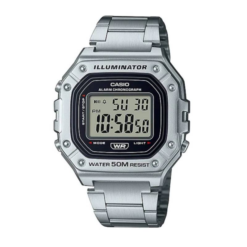 Montre Homme Casio W-218HD-1AVDF - Argent