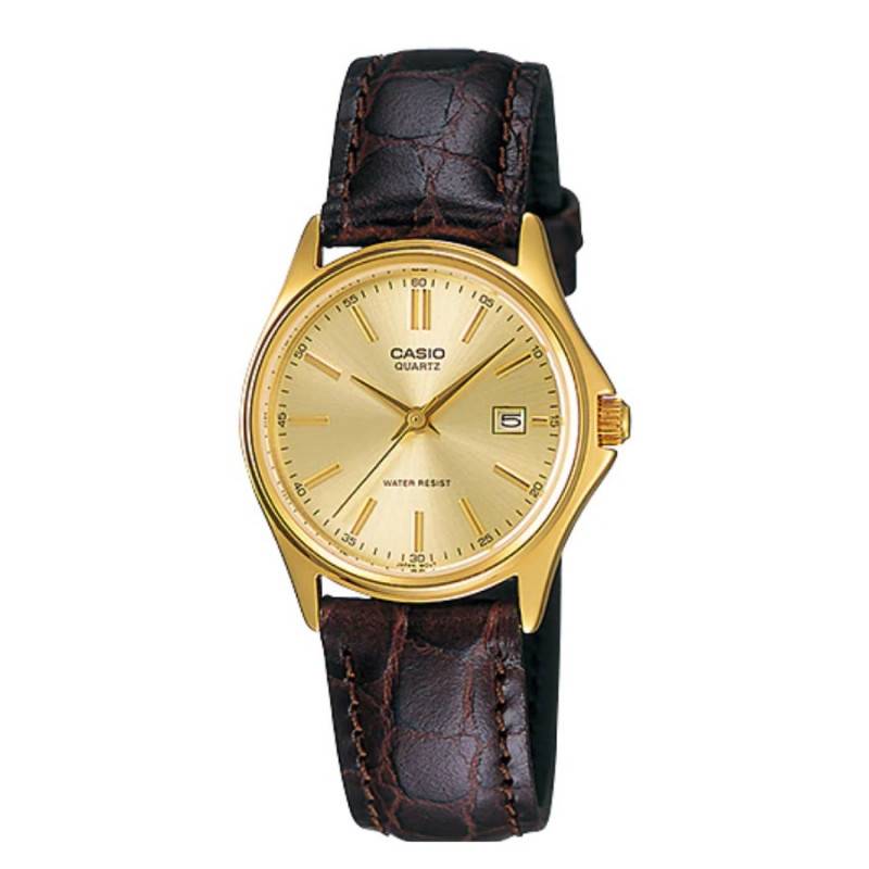 Montre Femme Casio Collection - Bracelet En Cuir - LTP-1183Q-9ADF