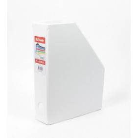 Esselte, porte-revues PVC, Dos de 7 cm, A4, Blanc, 56000