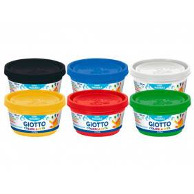 Peintures au doigt Giotto 100ml - couleurs assorties