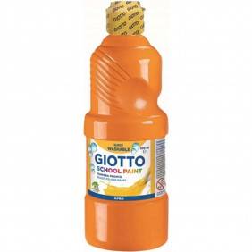 Giotto School Paint Orange 500ml 535305