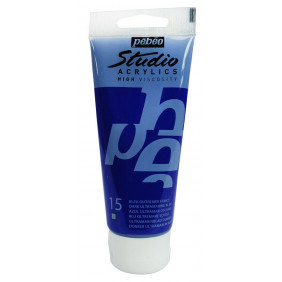 Studio acrylics HV - couleur 15 : bleu outremer foncé