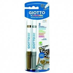 Giotto - Marqueurs de peinture - Decor Metallics - Or et argent
