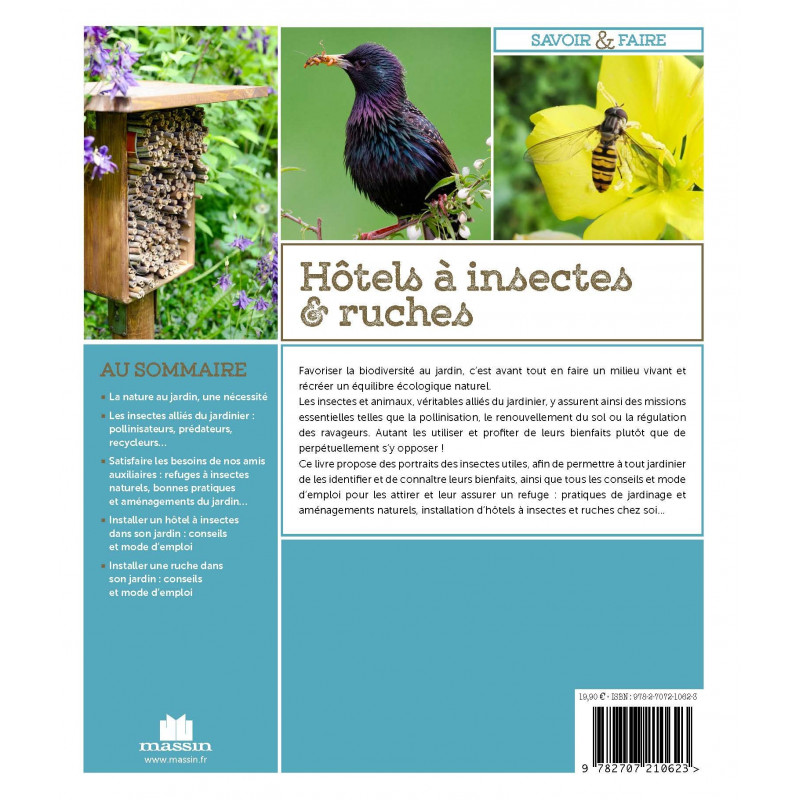 Hôtels à insectes et ruches: Cultiver la biodiversité au jardin