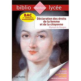 BiblioLycée - Déclaration des Droits de la femme et de la citoyenne, Olympe de Gouges - BAC 2022