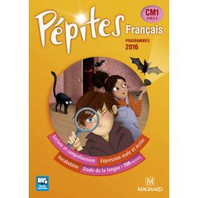 Français CM1 Pépites - Programmes 2016 - Grand Format