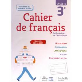 Cahier de français 3e cycle 4 - Grand Format Edition 2019