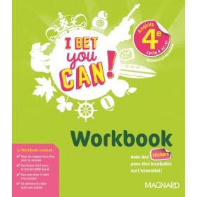 I Bet You Can! Anglais 4e (2019) - Workbook - Grand Format - Edition 2019