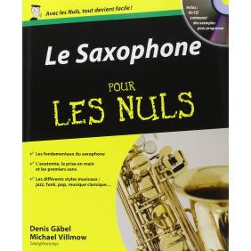 Le Saxophone pour les nuls avec 1 CD audio MP3