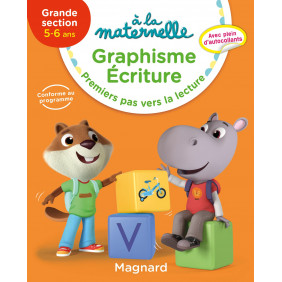 Graphisme écriture GS 5-6 ans - Premiers pas vers la lecture - Grand Format Edition 2019